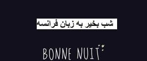 آموزش گفتن انواع شب بخیر به زبان فرانسه