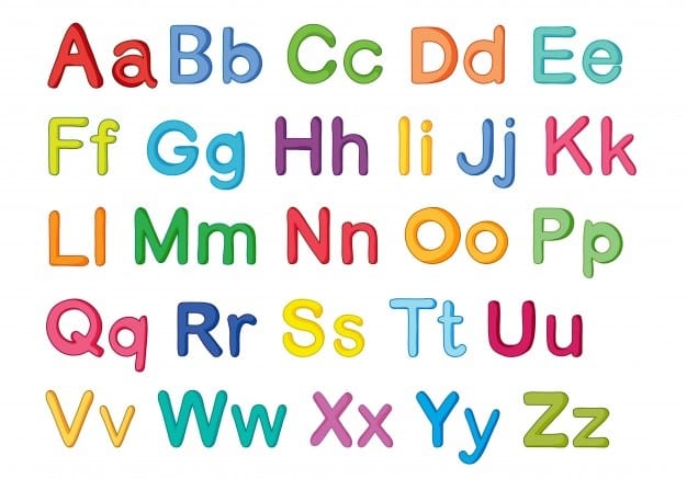 english alphabet